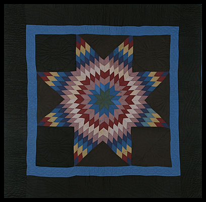 Lone Star Amish Crib Quilt