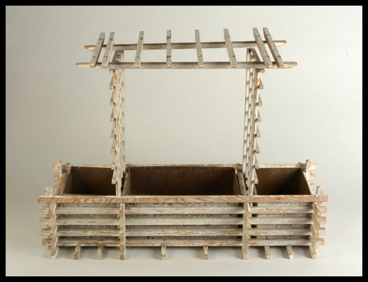 Miniature Flower Container and Trellis