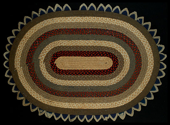 Oval Braided Rug or Table Mat