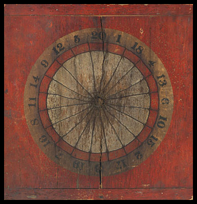 Wood and Metal Dartboard