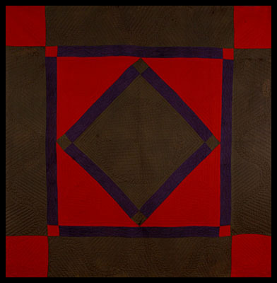 Amish Diamond in the Square Quilt